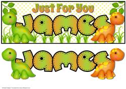 Just for You Dinosaurs - James