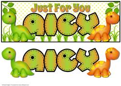 Just for You Dinosaurs - Alex
