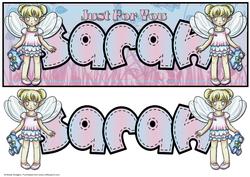 Just for You Pink Fairy - Sarah