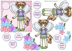 Cute Fairy with Teddy