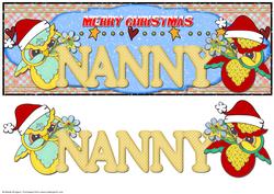 Owl Merry Christmas Nanny
