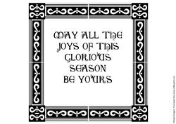 8x8 Christmas Greeting Insert 4