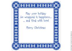 8x8 Christmas Greeting Insert 11