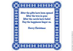 8x8 Christmas Greeting Insert 13