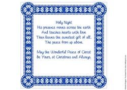 8x8 Christmas Greeting Insert 14