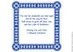 8x8 Christmas Greeting Insert 15