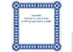 8x8 Christmas Greeting Insert 16