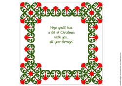 8x8 Christmas Greeting Insert 23