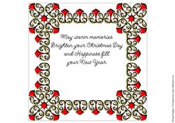 8x8 Christmas Greeting Insert 30