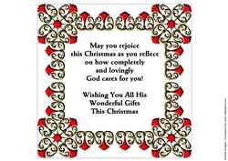 8x8 Christmas Greeting Insert 32