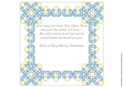 8x8 Christmas Greeting Insert 49