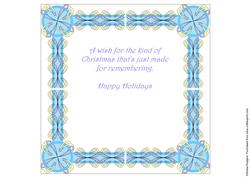 8x8 Christmas Greeting Insert 51