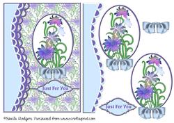 Framed Purple Flowers