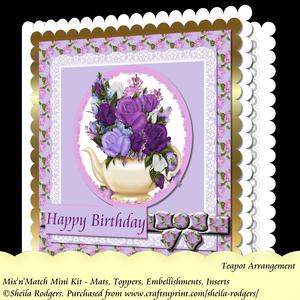 Mix'n'match Mini Kit - Teapot Arrangement