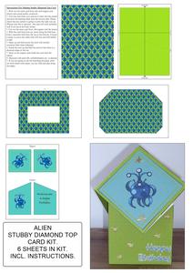 Alien Stubby Diamond Top Card Kit