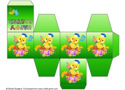 All in One Gift Box - Easter Chicks