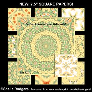 Square Paper Set 12