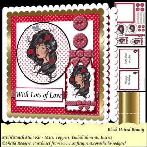Mix'n'match Mini Kit - Black Haired Beauty
