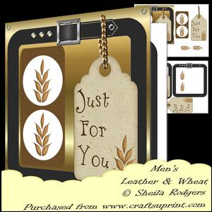 Men's Leather and Wheat