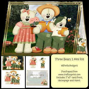 Three Bears 1 Mini Kit