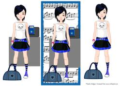 Young Girl with Ipod 1