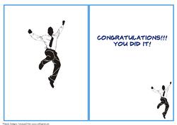 Congratulations New Job - Man 2 Insert