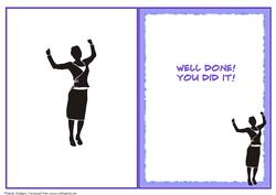 Congratulations New Job - Woman 1 Insert
