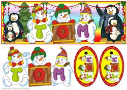 Snowmen Names Large Dl - Tom