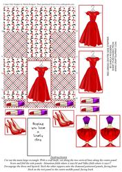 Red Dress Centre Side Stepper