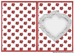 Heart Frame Sketch - Silver Christmas 1 Insert 1