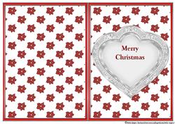 Heart Frame Sketch - Silver Christmas 1 Insert 2