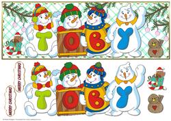 Snowmen Names Large Dl - Toby
