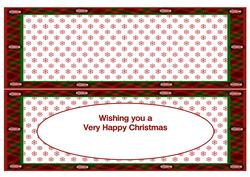 Snowmen Names Large Dl - Insert Plain with Gems