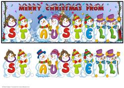 Snowmen Place Names - St Austell