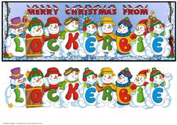 Snowmen Place Names - Lockerbie