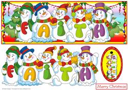 Snowmen Names Large Dl - Faith
