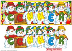 Snowmen Names Large Dl - Conner