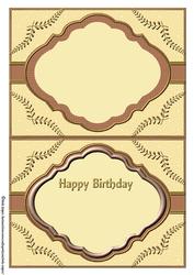 Day of the Year Birthday - March Insert