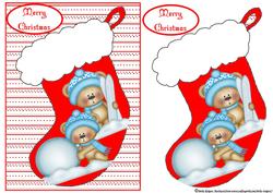 Quick Card - Christmas Stocking 2
