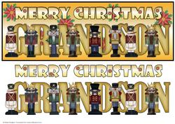 Large Dl - Captain Christmas Grandson