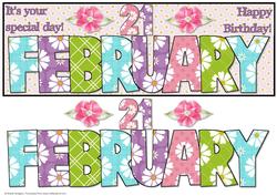 Day of the Year Birthday - February 21