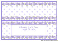 Day of the Year Birthday - Female March Insert