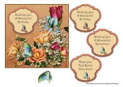 Garden Flowers Quick Card