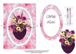 Floral Arrangement Flip Card