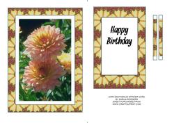 Chrysanthemum Spinner Card