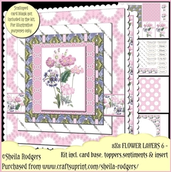 8X8 FLOWER LAYERS 6
