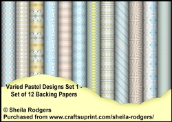 Varied Pastel Designs Set 1