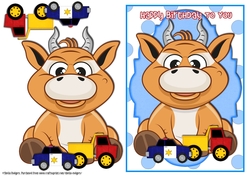 Happy Birthday - Little Bull