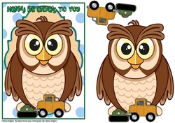 Happy Birthday - Little Owl