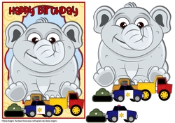 Happy Birthday - Little Elephant